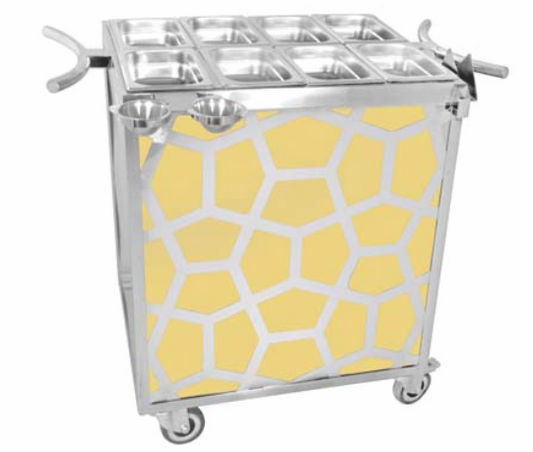 ZEBRA SNACK TROLLEY